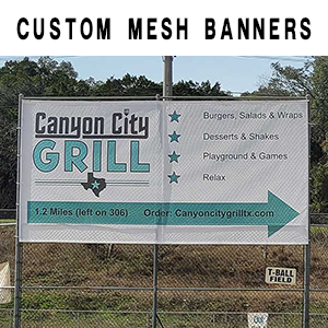 canyon lake mesh banner