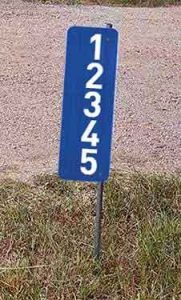 911 on a pole
